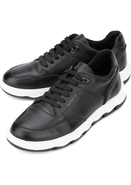 Erkek Hakiki Deri Siyah Deri Casual Ayakkabı 128 242291 Erk Ayk Y24 Sıyah Dr fırsatları