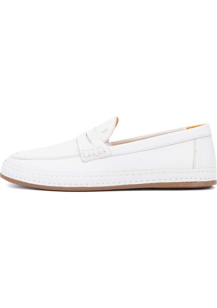 Erkek Hakiki Deri Bej Loafer Ayakkabı 128 245532 Erk Ayk Y24 Bej fiyatları