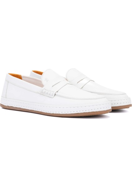 Erkek Hakiki Deri Bej Loafer Ayakkabı 128 245532 Erk Ayk Y24 Bej indirimleri