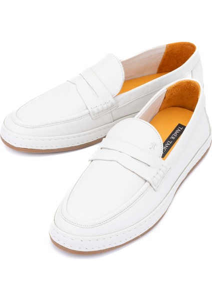 Erkek Hakiki Deri Bej Loafer Ayakkabı 128 245532 Erk Ayk Y24 Bej fırsatları