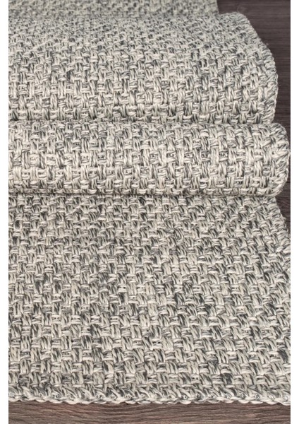 Fresko Dokulove Örgü Modern Soft Tuşeli Sisal Jut Örme Dokuma Mekan Salon Oda Halısı