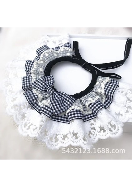 B04 Stili Xs Beden Sevimli Üç Katmanlı Dantel Ilmek Küçük Çan Pet Yaka Önlük Pet Yaka Dantel Önlükler Küçük Köpek Için Güzel Köpek Kedi Kolye Dekor Yaka (Yurt Dışından) indirimleri