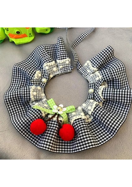 C02 Stili Xs Beden Sevimli Üç Katmanlı Dantel Ilmek Küçük Çan Pet Yaka Önlük Pet Yaka Dantel Önlükler Küçük Köpek Için Güzel Köpek Kedi Kolye Dekor Yaka (Yurt Dışından) fiyatları