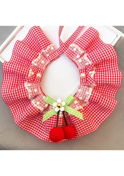 C02 Stili Xs Beden Sevimli Üç Katmanlı Dantel Ilmek Küçük Çan Pet Yaka Önlük Pet Yaka Dantel Önlükler Küçük Köpek Için Güzel Köpek Kedi Kolye Dekor Yaka (Yurt Dışından) modelleri