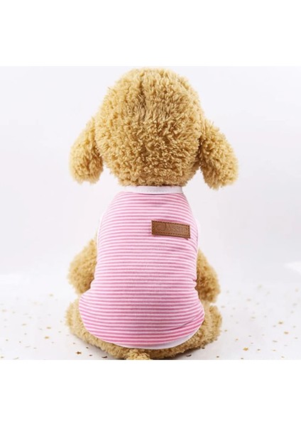 Pembe Tarzı Xxl Şirin Çizgili Kedi Yelek Gömlek Kedi Giysileri Ropa Para Gato Katten Kleding Kedi Giyim Kediler Evcil Hayvanlar Için Giysiler Kıyafet (Yurt Dışından)