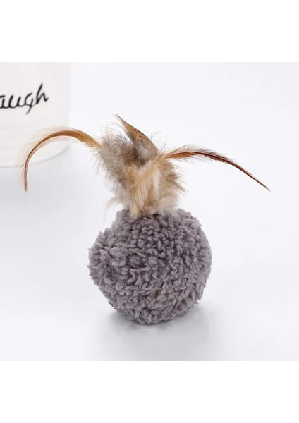 Beyaz Stil Kedi Peluş Oyuncak Catnip Peluş Top Şekli Tüy Oyuncak Çiğneme Sesi ile Kedi Aksesuarları Pet Yavru Azı Dişi Oyuncak Interaktif Evcil Hayvan Oyuncak (Yurt Dışından) indirimleri