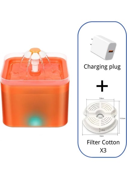 C2 Stili Jp Otomatik Kedi Sulayıcı USB Filtre Pet Suluk Kedi Sulayıcı LED Işık Akıllı Su Sebili 2l Otomatik Besleyici Son Stil (Yurt Dışından)