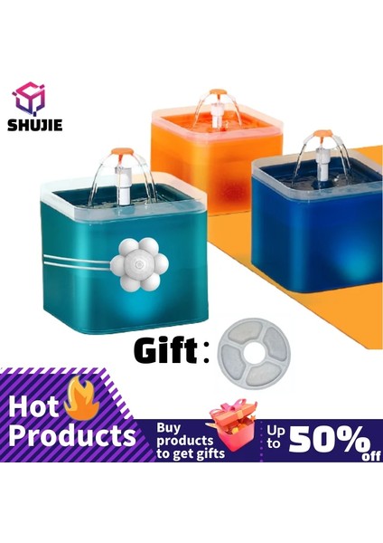 C2 Stili Jp Otomatik Kedi Sulayıcı USB Filtre Pet Suluk Kedi Sulayıcı LED Işık Akıllı Su Sebili 2l Otomatik Besleyici Son Stil (Yurt Dışından) indirimleri