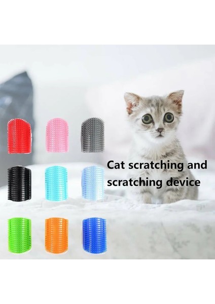 Yeşil Stil Kediler Için Evcil Hayvan Ürünleri Fırça Köşe Kedi Masajı Kendi Kendine Bakım Tarak Catnipli Kedi Yüzünü Ovuşturan Bir Gıdıklama Tarağı (Yurt Dışından) fiyatları