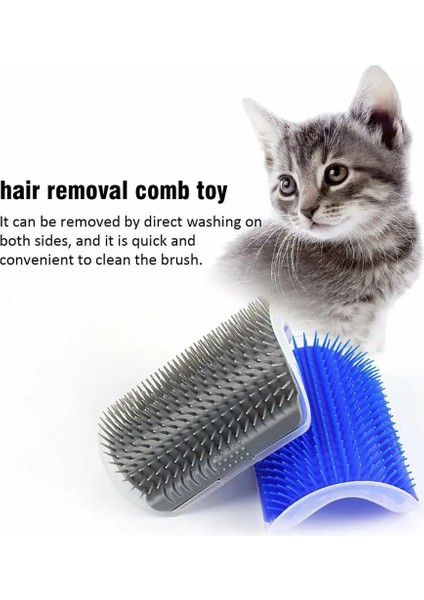 Yeşil Stil Kediler Için Evcil Hayvan Ürünleri Fırça Köşe Kedi Masajı Kendi Kendine Bakım Tarak Catnipli Kedi Yüzünü Ovuşturan Bir Gıdıklama Tarağı (Yurt Dışından) indirimleri