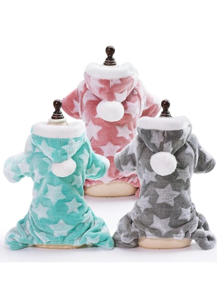 Gri Stil Xl Beden Sevimli Yumuşak Kedi Köpek Giysileri Küçük Köpekler Için Kış Sıcak Kedi Köpek Giyim Ceket Polar Köpekler Chihuahua Köpek Için Tulum Kıyafet (Yurt Dışından) modelleri