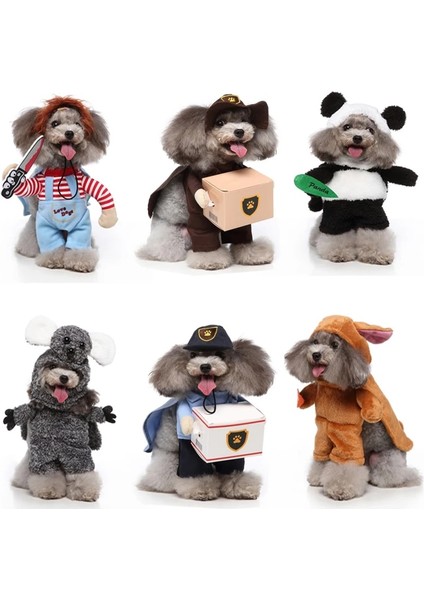 Stil 4 Stil L Beden Pet Köpek Komik Giysiler Tutan Kesici Cadılar Bayramı Noel Köpek Kedi Cosplay Kostüm Pet Festivali Parti Giyim Için Rakun (Yurt Dışından) fiyatları
