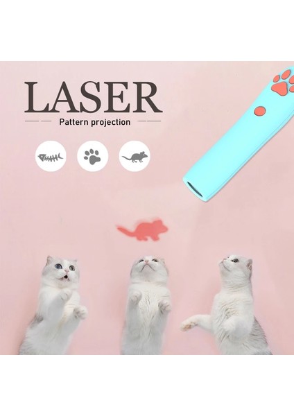 Iki Nokta Üst Üste Ayak Izi Stili Komik Kedi LED Lazer Oyuncak Pet Kedi Oyuncaklar LED Pointer Işık Kalem Parlak Animasyonlu Mousefishfoot Kedi Eğitim Aksesuarları Için (Yurt Dışından) fırsatları