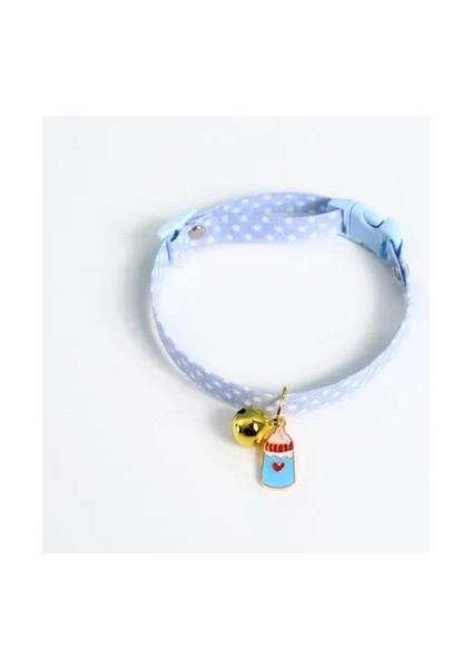 Biberon Tarzı 17-32CM Çanlı Kedi Yaka Pamuklu Rahat Yumurta Avokado Sihirli Değnek Ayarlanabilir Pet Çan Yaka Kedi Köpek Tasması (Yurt Dışından)