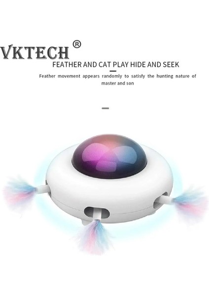 B Pil Stili Kediler Teaser Oyuncaklar Interaktif Bebekler Ufo Tüy Çubuk G Pet Döner Tabla Yakalama Eğitimi Elektronik Bileşenler (Yurt Dışından)