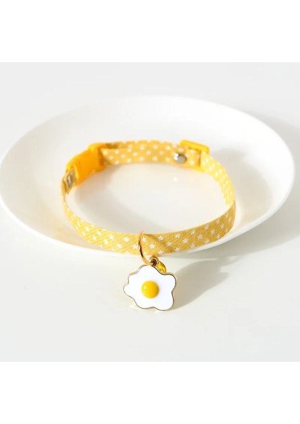 Yumurta Tarzı 17-32CM Çanlı Kedi Yaka Pamuklu Rahat Yumurta Avokado Sihirli Değnek Ayarlanabilir Pet Çan Yaka Kedi Köpek Tasması (Yurt Dışından)