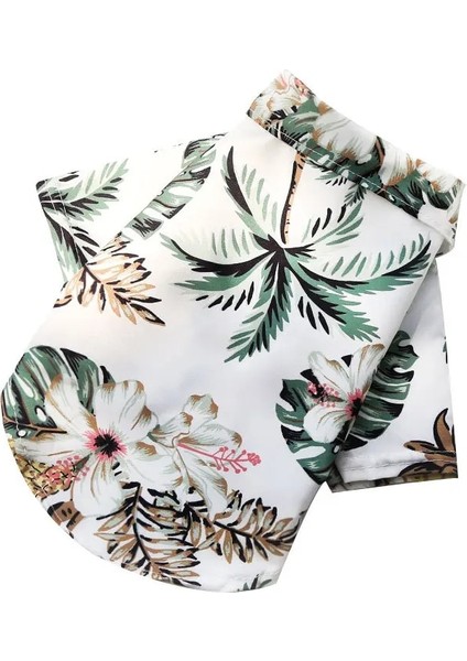 No.7 Tarzı L Beden Kedi Köpek Gömlek Giysileri Yaz Plaj Giysileri Yelek Pet Giyim Çiçek T-Shirt Hawaii Küçük Büyük Köpek Chihuahua Için Kedi Giysileri (Yurt Dışından)
