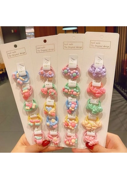 Açık Yeşil Tarzı Ute Pet Firkete Saç Kartı Teddy York Köpek Başparmak Lastik Bant Kedi Saç Halat Set Dekorasyon (Yurt Dışından)