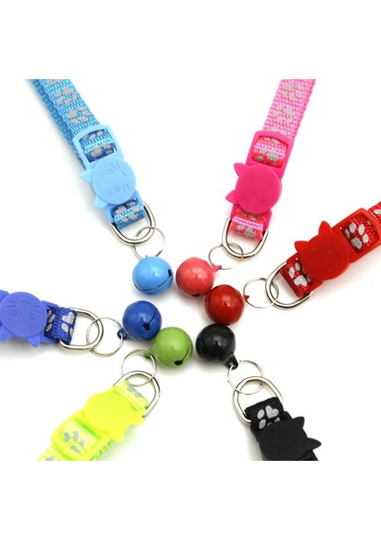 E Stili Boyun Çevresi 19-32CM Yansıtıcı Kediler Yaka Dökün Sohbet Yavru Kedi Yaka Chapa Perro Personalizada Çanlı Kedi Kolye Ayrılıkçı Moda Ayarlanabilir (Yurt Dışından)