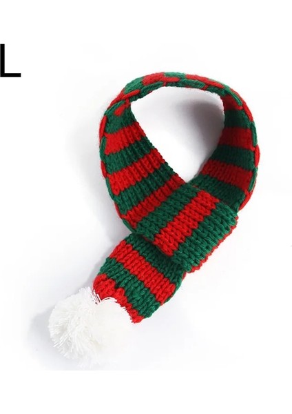 L Tarzı M Beden Sevimli Noel Evcil Hayvan Giysileri Kış Sıcak Köpek Kedi Pelerin Eşarp Kafa Bandı Komik Noel Köpek Yavrusu Kostüm Dekorasyon Pet Malzemeleri (Yurt Dışından)