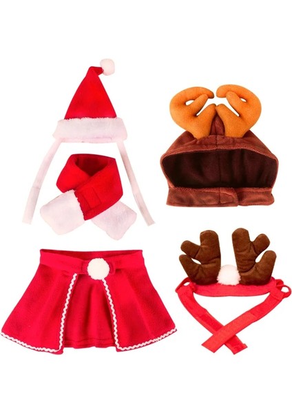 L Tarzı M Beden Sevimli Noel Evcil Hayvan Giysileri Kış Sıcak Köpek Kedi Pelerin Eşarp Kafa Bandı Komik Noel Köpek Yavrusu Kostüm Dekorasyon Pet Malzemeleri (Yurt Dışından) modelleri