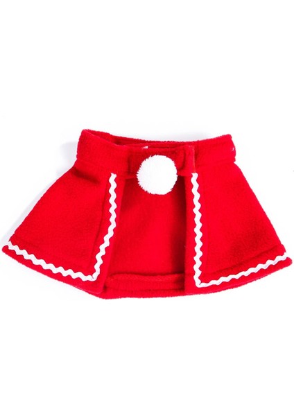 Pelerin Tarzı Pet Noel Giysileri Köpek Kedi Noel Noel Baba Cosplay Kostüm Festivali Sevimli Şapka Önlük Kedi Headdress Boynuz Headgear (Yurt Dışından)