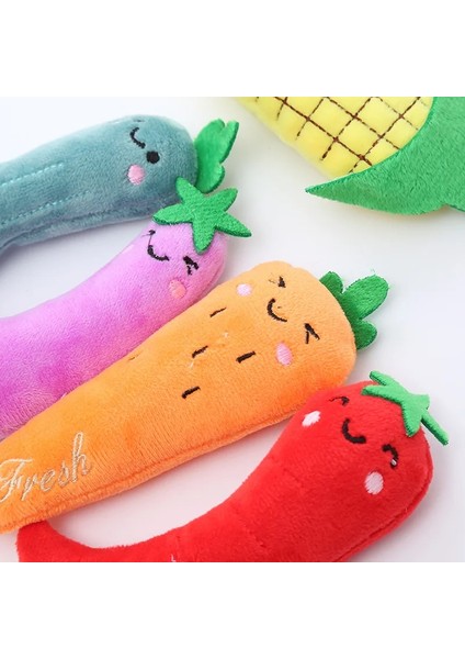No.1 Tarzı Atnip Peluş Kedi Oyuncak Oval Peluş Kukla Sebze Oyuncakları Kedi Fırlatma Oyuncakları Peluş Kukla Oyuncakları Pet Kedi Aksesuarları (Yurt Dışından)