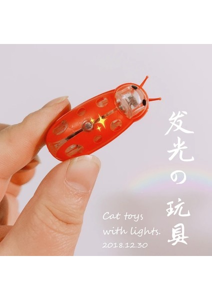 Yeşil Uğur Böceği Stili LED Yok Titreşimli Kedi Oyuncak, Lady Bug, Kedi Böcek Oyuncak, Yanıp Sönen Led'li Veya Led'siz (Yurt Dışından) fiyatları