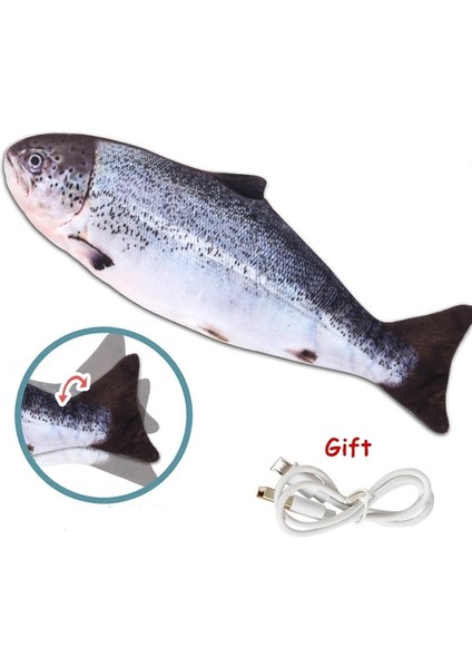 No.4 Tarzı 2021 Yeni 30 cm Kedi Sallayarak Catnip Oyuncak Dans Hareketli Disket Balık Kediler Oyuncak USB Şarj Simülasyon Kedi Oyuncak Elektronik Pet Kedi Oyuncak (Yurt Dışından)