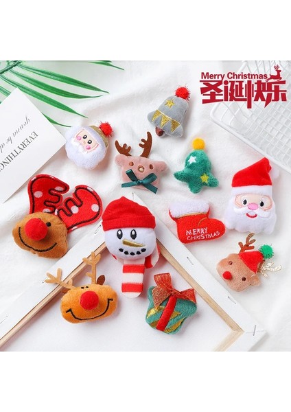 Kırmızı Şapkalı Elk Stili Mpk Catnip Oyuncaklar Gerçek Catnip Dolgulu Noel Kedi Oyuncakları Noel Baba, Yılbaşı Ağacı ve Ren Geyiği Tasarımları Mevcuttur (Yurt Dışından) fırsatları
