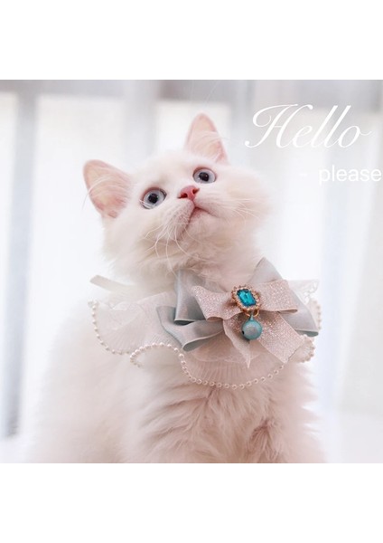 Mavi Stil S-Pet BOYUN20-25CM Bling Glittery Inci Kedi Boyun Askısı Yaka Organze Dekorasyon Yaylar Papyon Bandana Köpek Yavrusu Için Kurşun Gerdanlık Yorkshire Shihtzu (Yurt Dışından) fiyatları