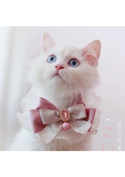 Mavi Stil S-Pet BOYUN20-25CM Bling Glittery Inci Kedi Boyun Askısı Yaka Organze Dekorasyon Yaylar Papyon Bandana Köpek Yavrusu Için Kurşun Gerdanlık Yorkshire Shihtzu (Yurt Dışından) modelleri