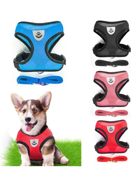 Mavi Stil S Beden Naylon Örgü Kedi Koşum ve Tasma Nefes Yavru Kediler Koşum Fransız Bulldog Chihuahua Pug Için Küçük Köpek Yavrusu Koşum (Yurt Dışından) modelleri