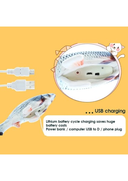 No.2 Tarzı 2021 Yeni 30 cm Kedi Sallayarak Catnip Oyuncak Dans Hareketli Disket Balık Kediler Oyuncak USB Şarj Simülasyon Kedi Oyuncak Elektronik Pet Kedi Oyuncak (Yurt Dışından) modelleri