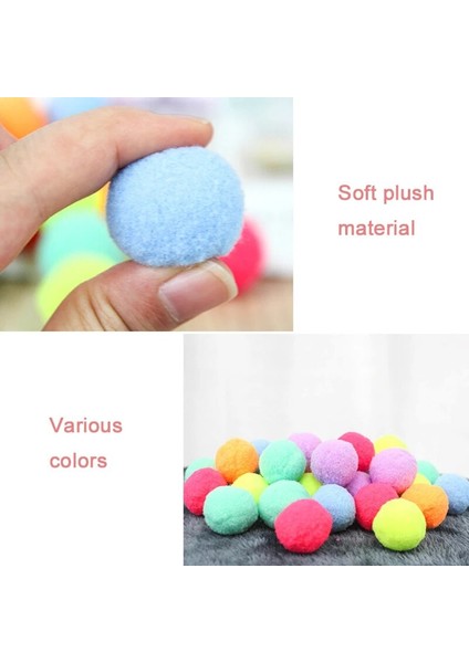 20 Adet Tarzı Pcs Şeker Renk Kedi Köpek Oyuncak Peluş Toplar Yavru Kedi Oyuncakları Interaktif Oyun Topu Yavru Kedi Yumuşak Komik Çeşitli Pet Oyun Oyuncakları (Yurt Dışından) fiyatları