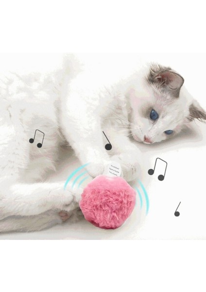 Pembe Tarzı Gerçekçi Hayvan Cıvıl Cıvıl Sesler Kürklü Top Kedi Yavru Oyuncak Ponpon Peluş Top Etkileşimli Kicker Isırmaya Dayanıklı Kitty Molar Oyuncaklar (Yurt Dışından) fiyatları