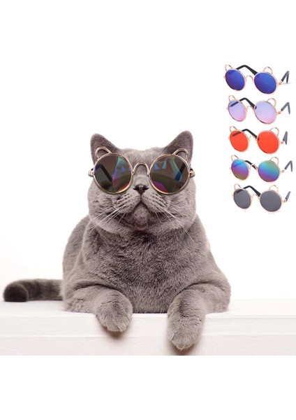 No.9 Tarzı Güzel Pet Kedi Gözlük Köpek Gözlükleri Küçük Köpek Için Pet Ürün Kedi Gözlük Güneş Gözlüğü Yansıma Fotoğrafları Sahne Pet Kedi Aksesuarları (Yurt Dışından) modelleri