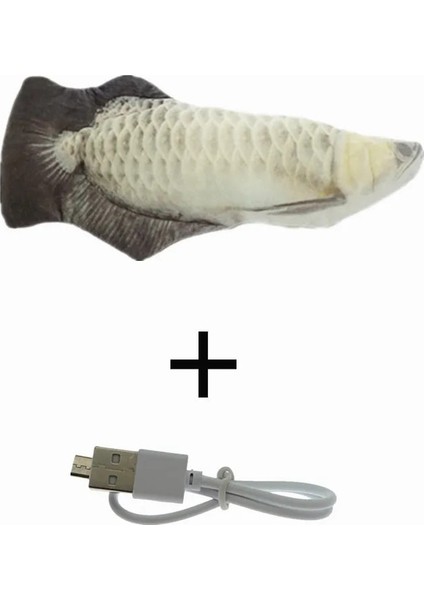 No.1 Tarzı M Kedi Sallanan Catnip Oyuncak USB Şarj Simülasyon Elektronik Pet Kedi Oyuncak Dans Hareketli Disket Komik Balık Kediler Oyuncak (Yurt Dışından)