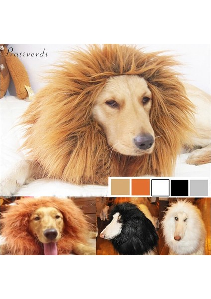 No.4 Tarzı 74CM Pet Köpek Aslan Yelesi Peruk Saç Dekor Köpek Peruk Saç Kostüm Büyük Orta Küçük Köpek Cadılar Bayramı Hediyesi Için Cosplay Komik Şapka Pet Giyim (Yurt Dışından) fiyatları
