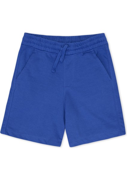 Somse Erkek Çocuk Örme Şort Indigo