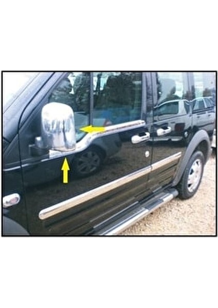 Ford Connect Abs Krom Ayna Kapağı 2 Parça 2002-2009 Model Arası Uyumlu