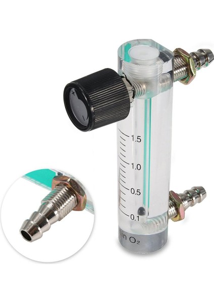 0-1.5lpm 1.5l Oksijen Hava Gaz Debimetre Ölçer Kontrol Vanası ile Ölçme Aracı (Yurt Dışından) fırsatları