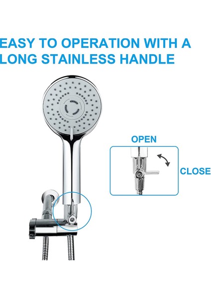 Duş Başlığı Kapatma Vanası, 304 Paslanmaz Çelik Mini Küresel Vana Npt Konu (1/2inç Erkek x 1/2inç Kadın) (Yurt Dışından) indirimleri