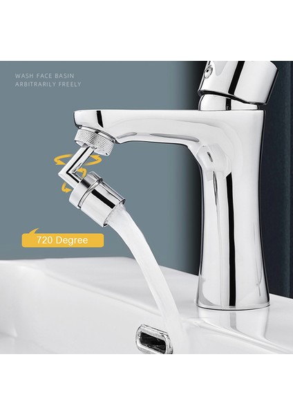 720 Derece Evrensel Sıçrama Filtresi Musluk Püskürtme Başlığı Musluk Genişletici Püskürtücü Jessica (Yurt Dışından) modelleri