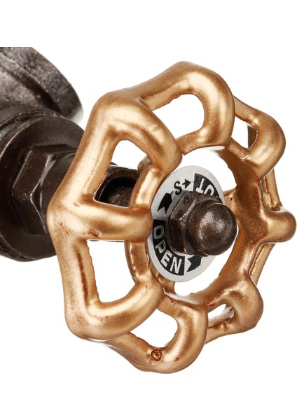 Yeni Demir Vintage Steampunk 1/2 ''durdurma Vanası Işık Anahtarı Telli Demir (Yurt Dışından)