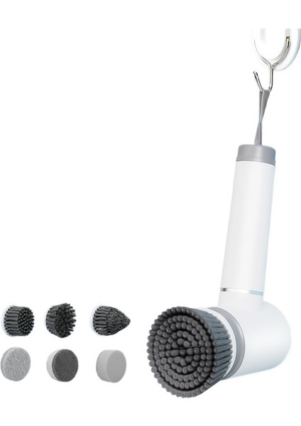 Ev Elektrikli Temizleme Fırçası Mutfak Malzemeleri Yıkayıcı Pot Leke Çıkarıcı Kablosuz Çok Fonksiyonlu Tel Temizleme Fırçası (Yurt Dışından)