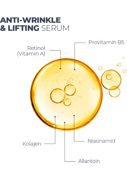 Yenileyici & Sarkma Karşıtı Retinol Serum 30 ml