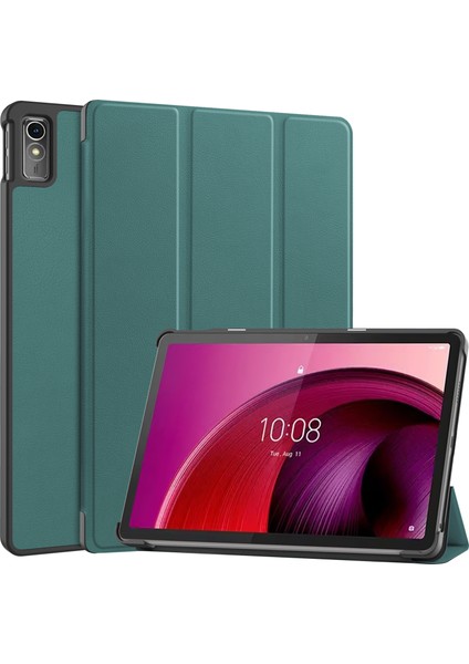 Lenovo Tab M10 5G/K10 Pro 5g Üç Katlı Ultra Ince Custer Tipi Tablet Kılıfı ile Uyumlu (Yurt Dışından)