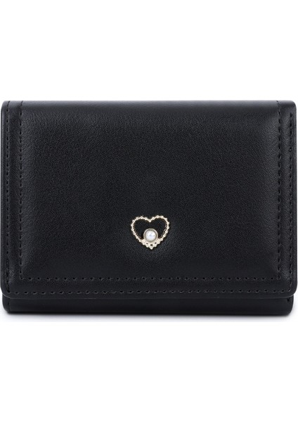 Üç Katlı Kısa Kadın Cüzdanı (Yurt Dışından)