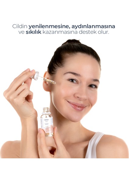 Yaşlanma Karşıtı Collagen & Niacinamide & 24K Altın Yapraklı Serum 30 ml